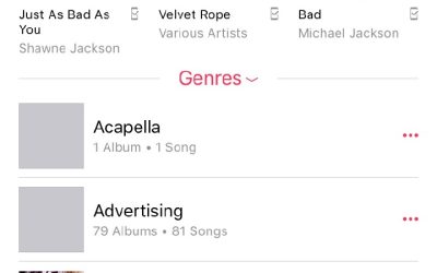Secret solution to doing the genre shuffle in the iOS Music app