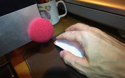 The clown-nose solution to a sharp-edged iMac